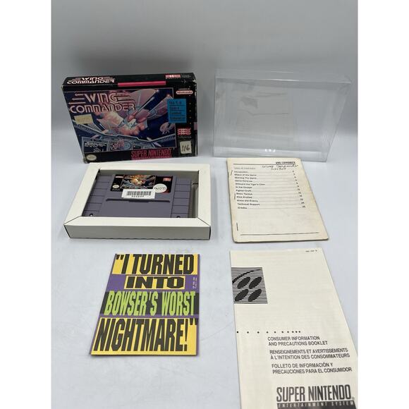 Wing Commander SNES Super Nintendo Entertainment System 1992, CIB - Picture 1 of 16